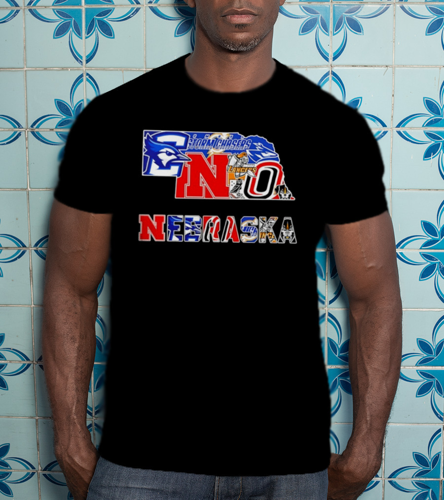 Nebraska Creighton Jays Stormchasers Lancers Huskers Sports Teams 2026 T-Shirt