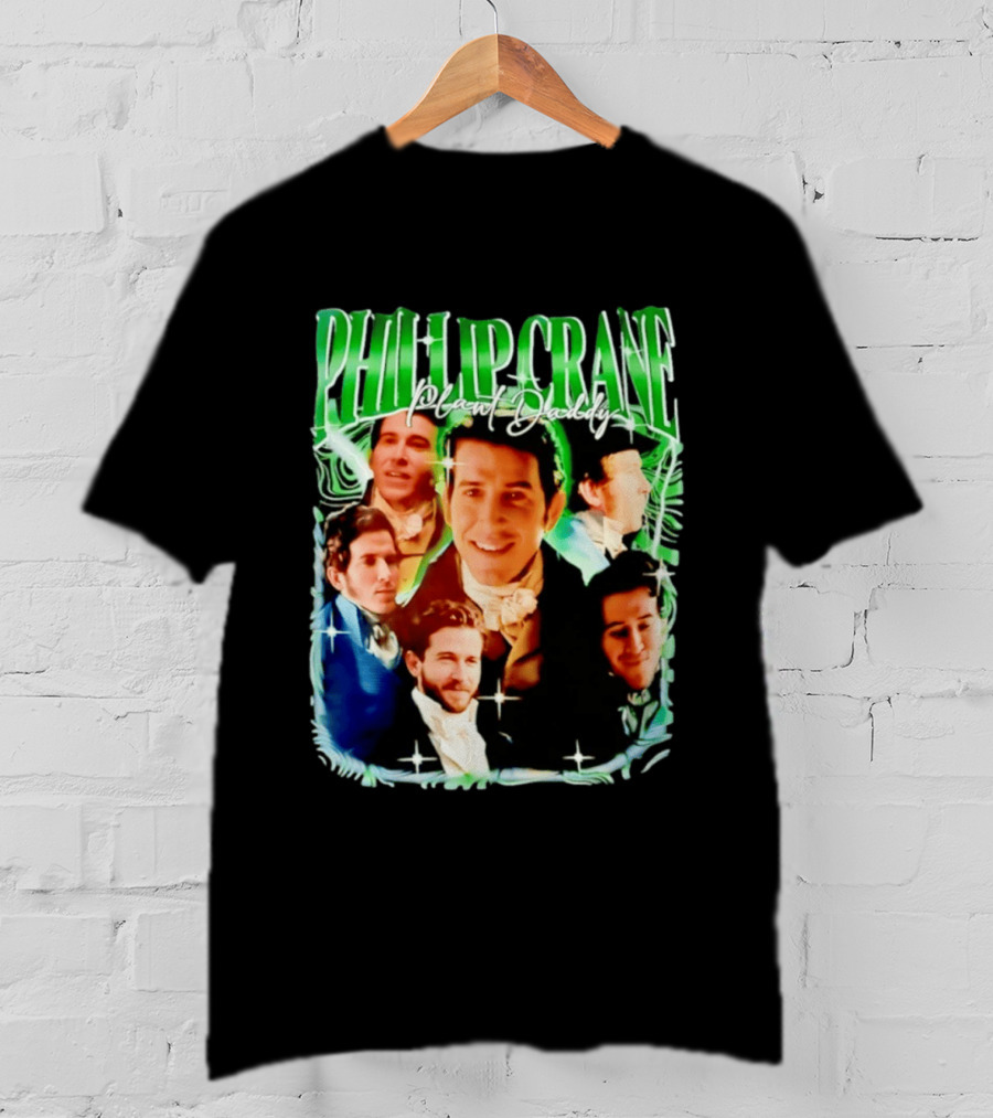 Phillip Crane Plant Daddy Regency Style Portrait Collage T-Shirt