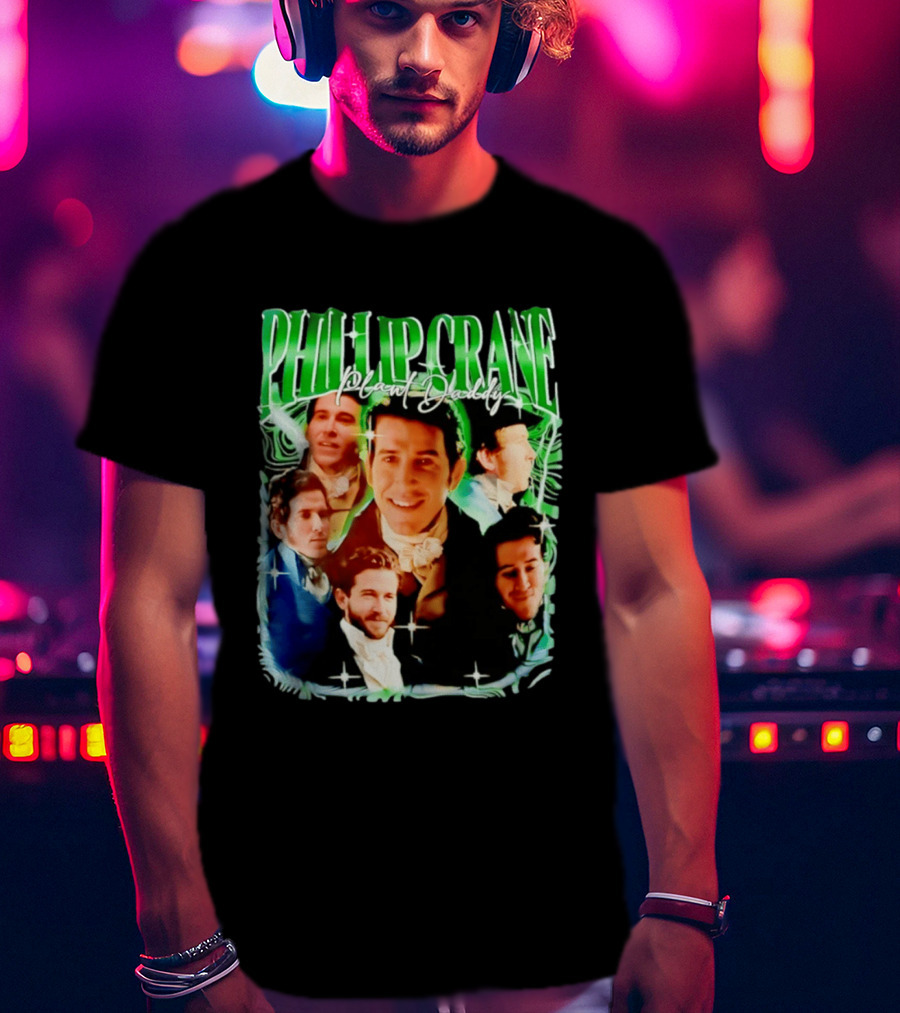 Phillip Crane Plant Daddy Regency Style Portrait Collage T-Shirt