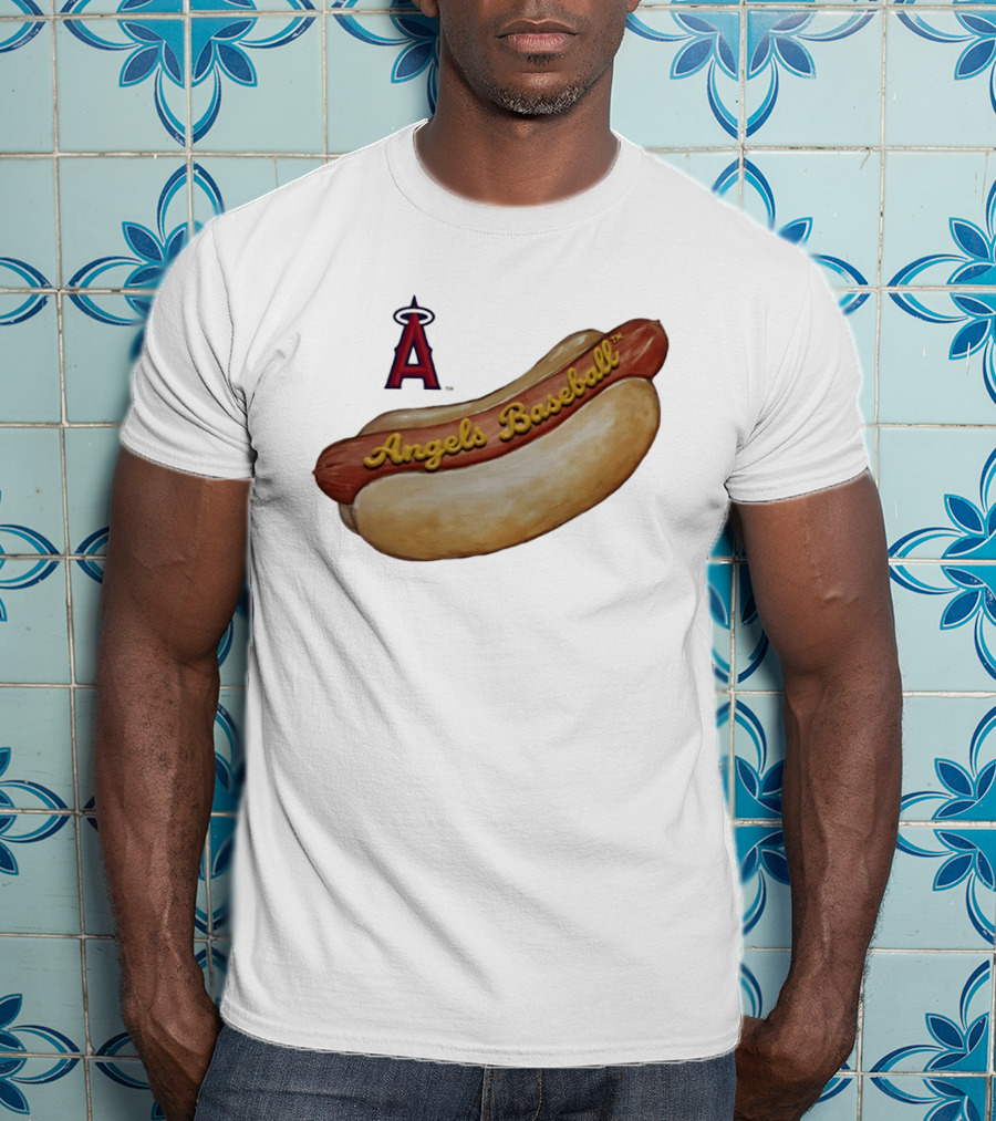 Los Angeles Angels Baseball Hot Dog MLB 2026 Season T-Shirt
