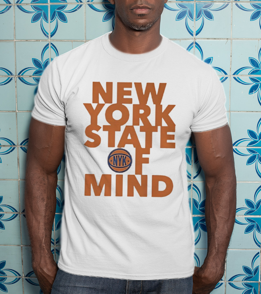New York State Of Mind NYC Basketball T-Shirt