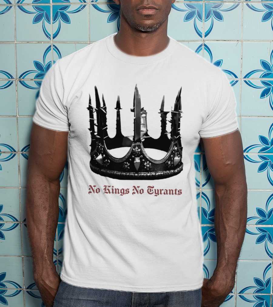 No Kings No Tyrants Crown Spiked T-Shirt