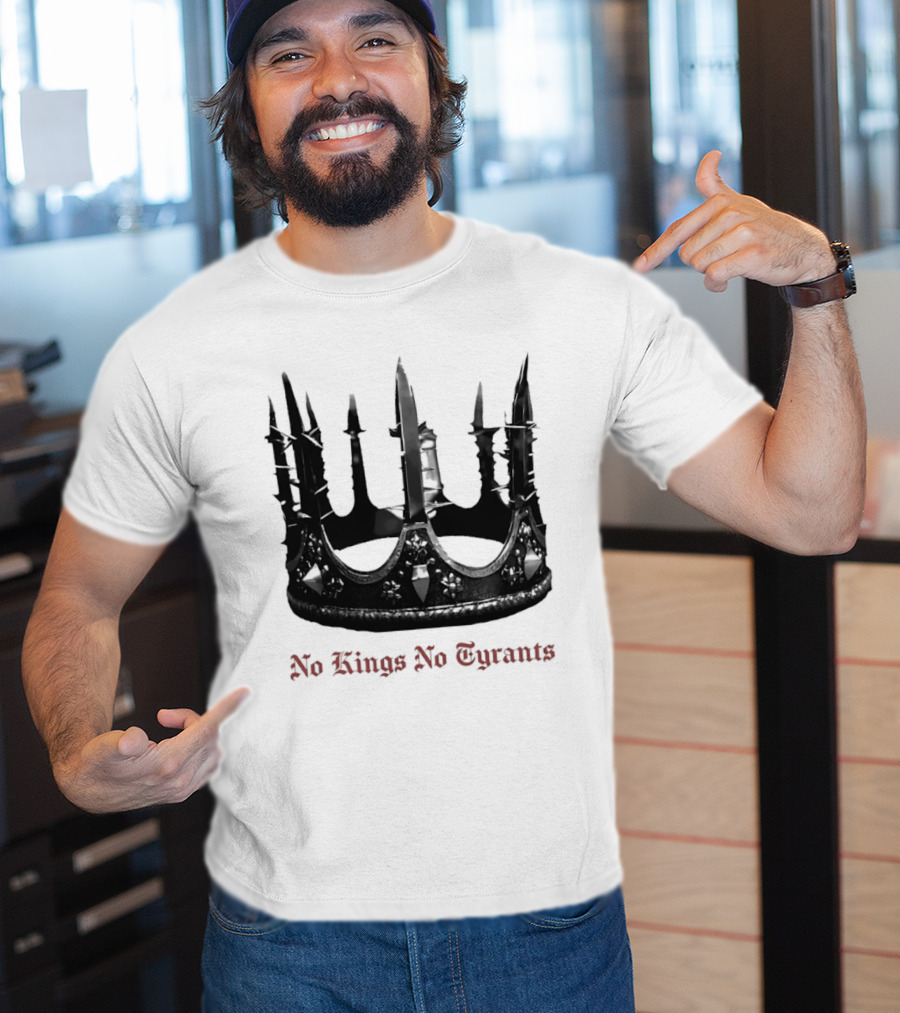 No Kings No Tyrants Crown Spiked T-Shirt