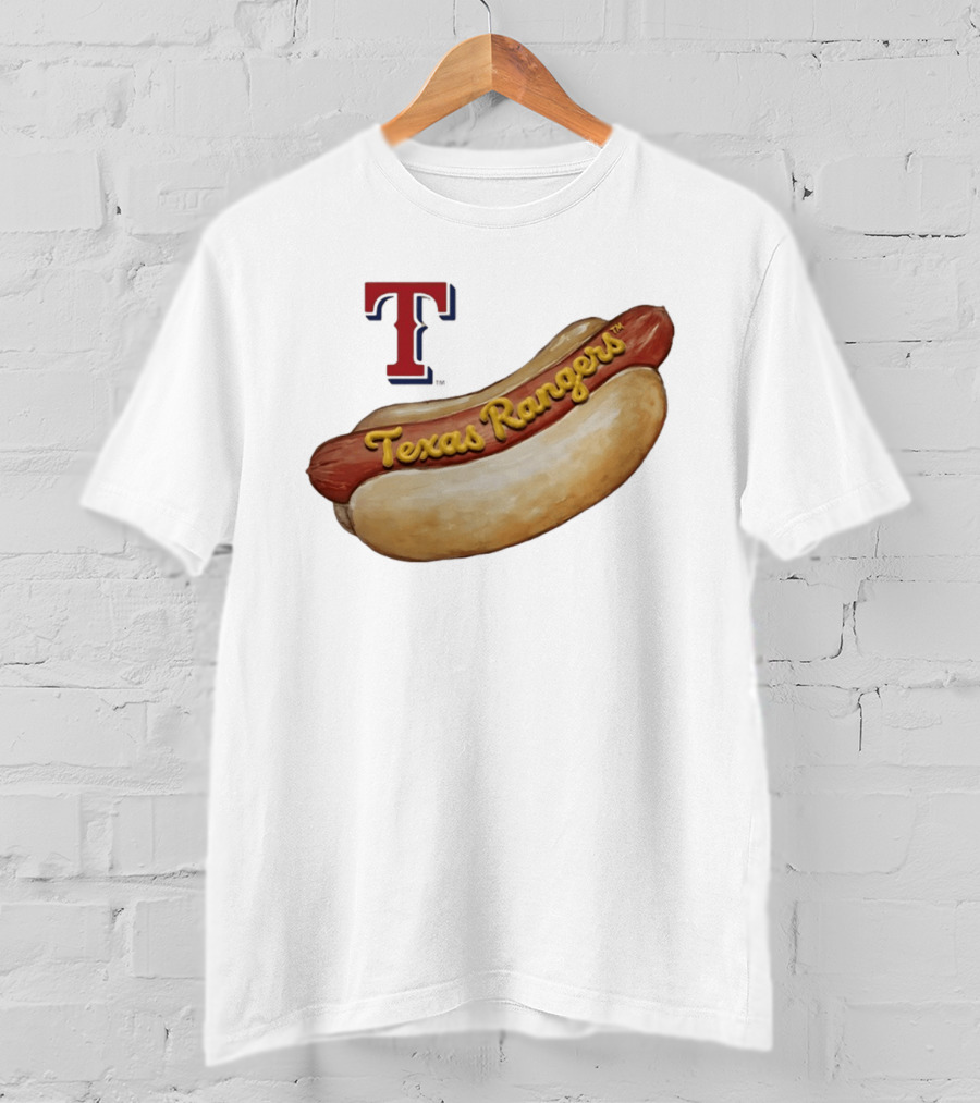 Texas Rangers Hot Dog MLB 2026 Season Team T T-Shirt