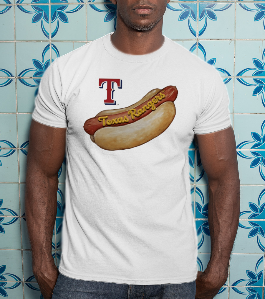 Texas Rangers Hot Dog MLB 2026 Season Team T T-Shirt