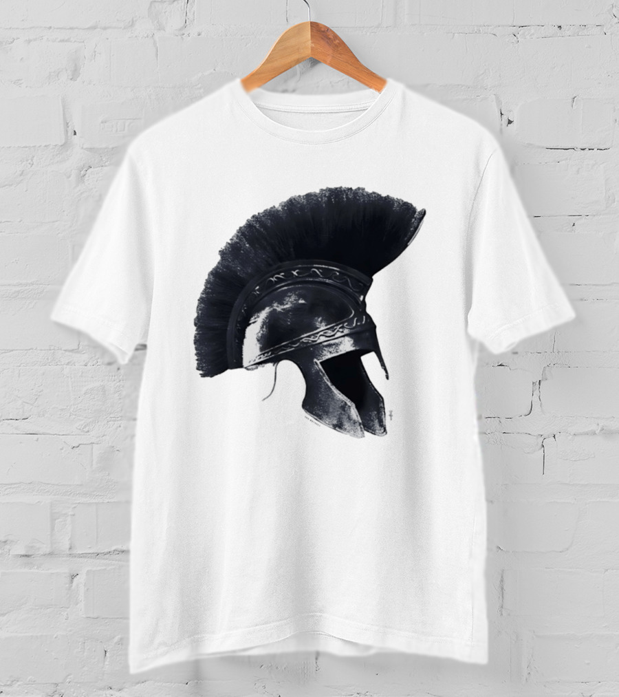 Travis Scott Odyssey Greek Soldier Helmet T-Shirt