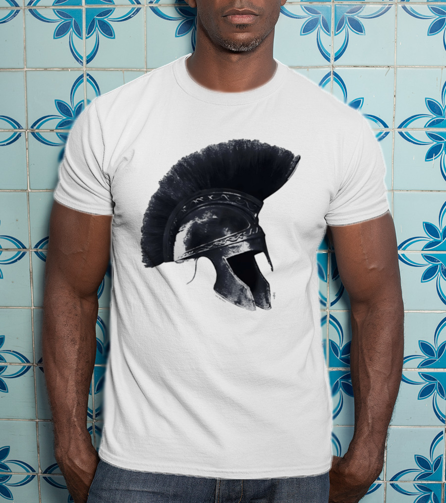 Travis Scott Odyssey Greek Soldier Helmet T-Shirt