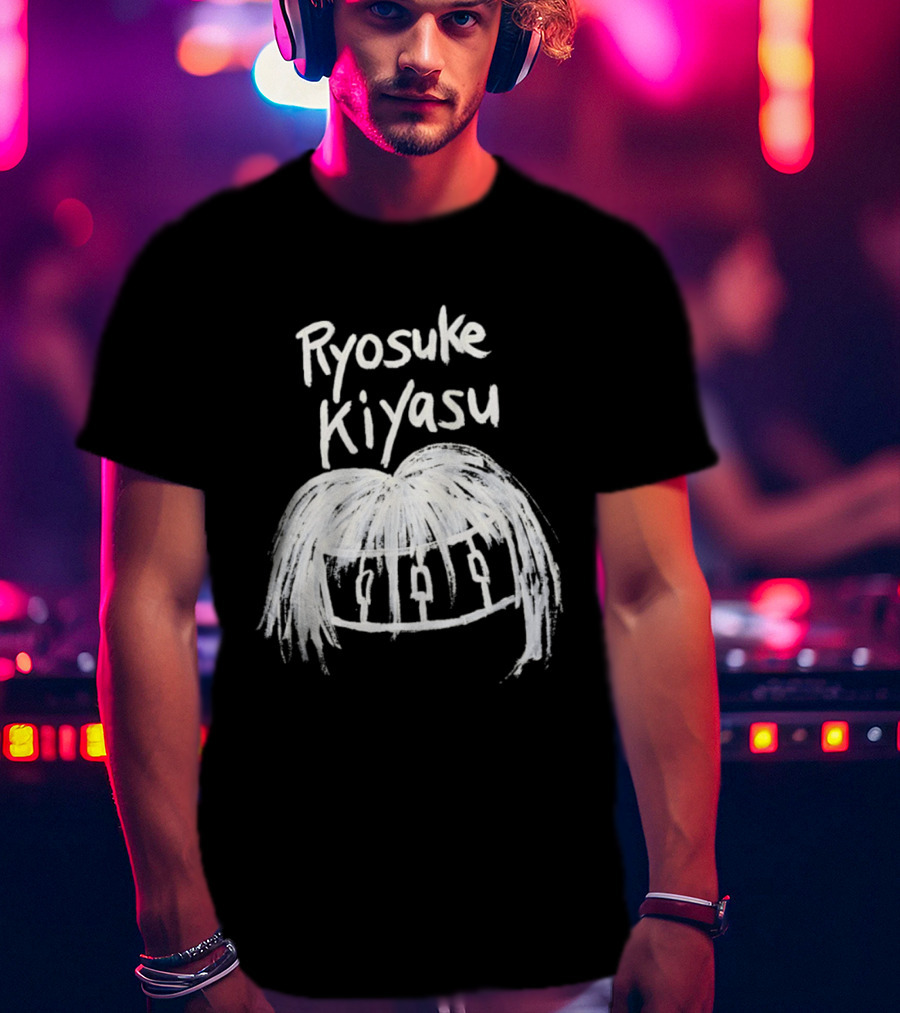 Ryosuke Kiyasu Drums Sketch With Hair T-Shirt