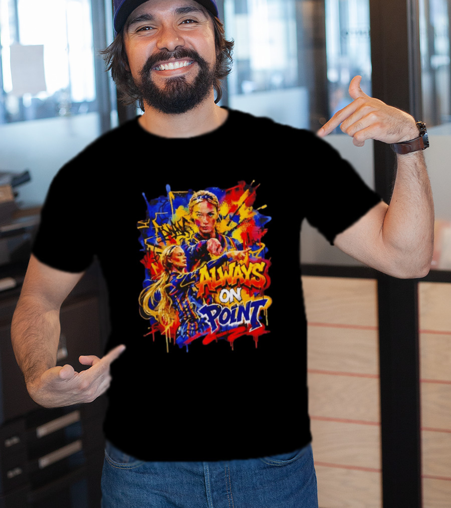 Sophie Cunningham Always On Point Indiana Fever Bold Graffiti T-Shirt