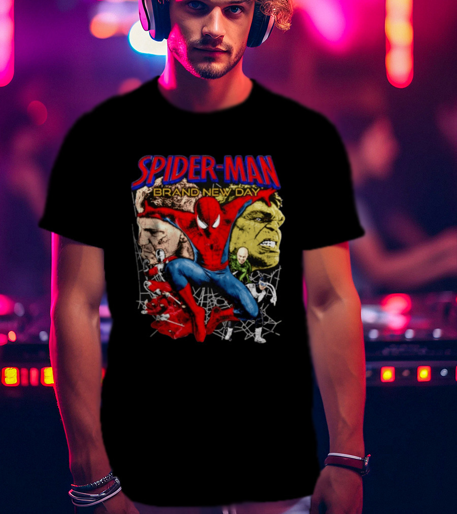 Spider Man Brand New Day Marvel Comics Superhero Characters T-Shirt