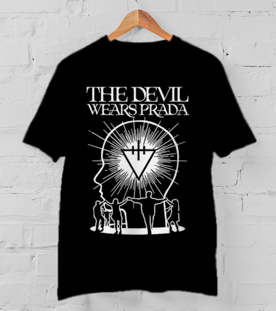 The Devil Wears Prada Metalcore Band Hardcore Head And Triangle T-Shirt