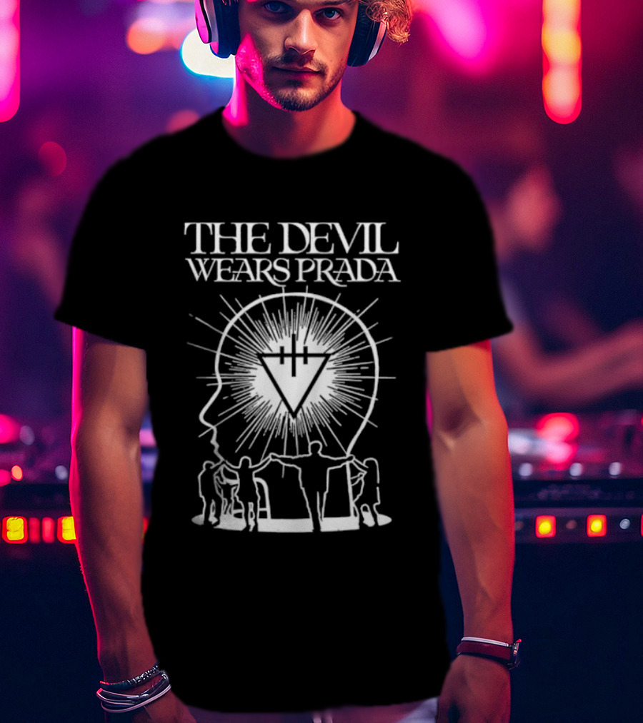 The Devil Wears Prada Metalcore Band Hardcore Head And Triangle T-Shirt