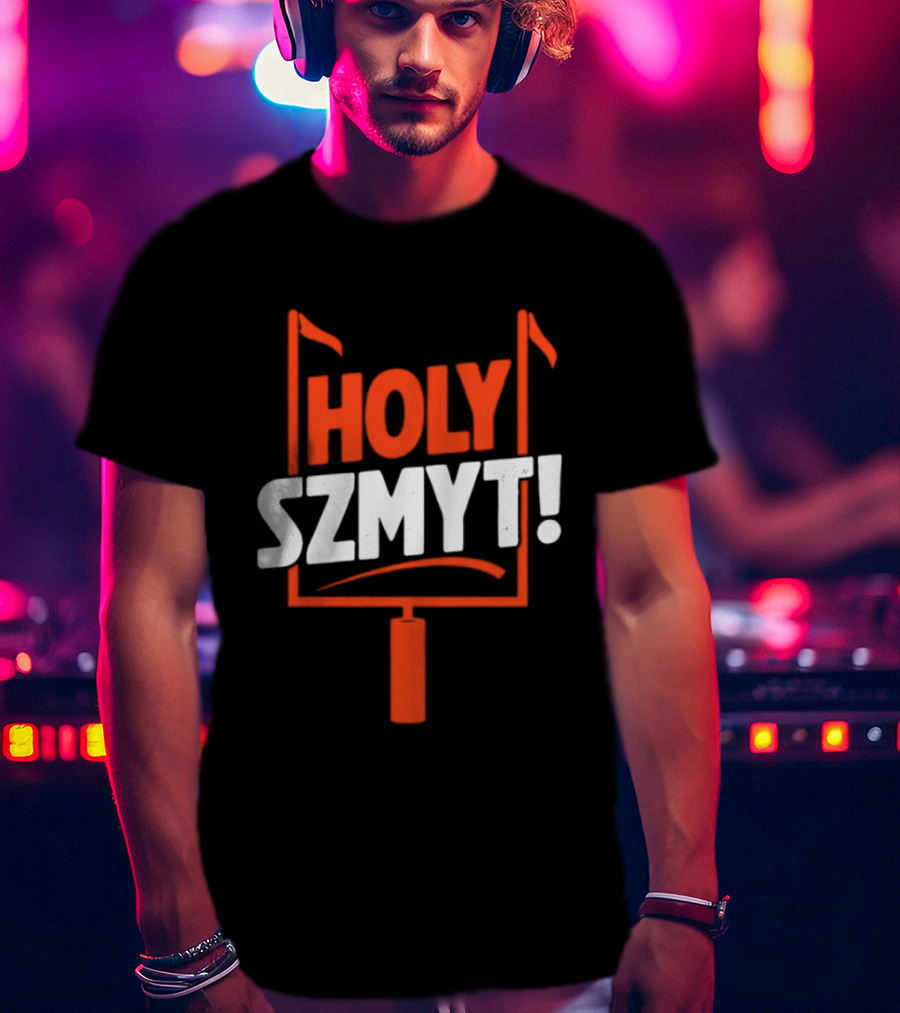 Andre Szmyt Holy Szmyt Cleveland Browns Football Uprights T-Shirt