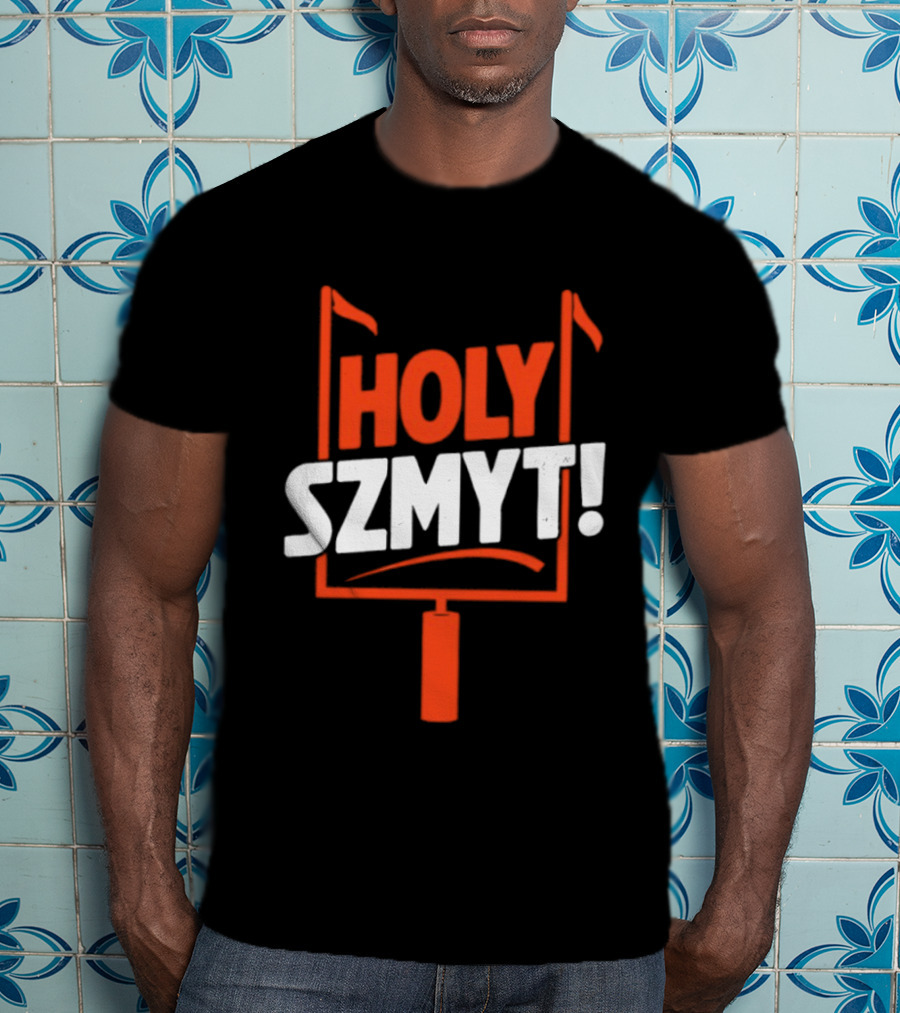 Andre Szmyt Holy Szmyt Cleveland Browns Football Uprights T-Shirt