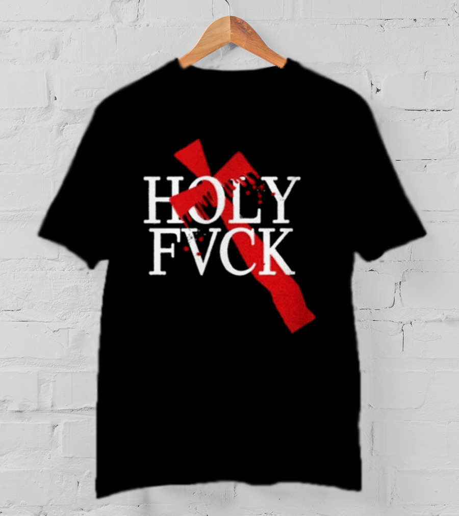 Demi Lovato Holy Fvck Bleeding Cross T-Shirt