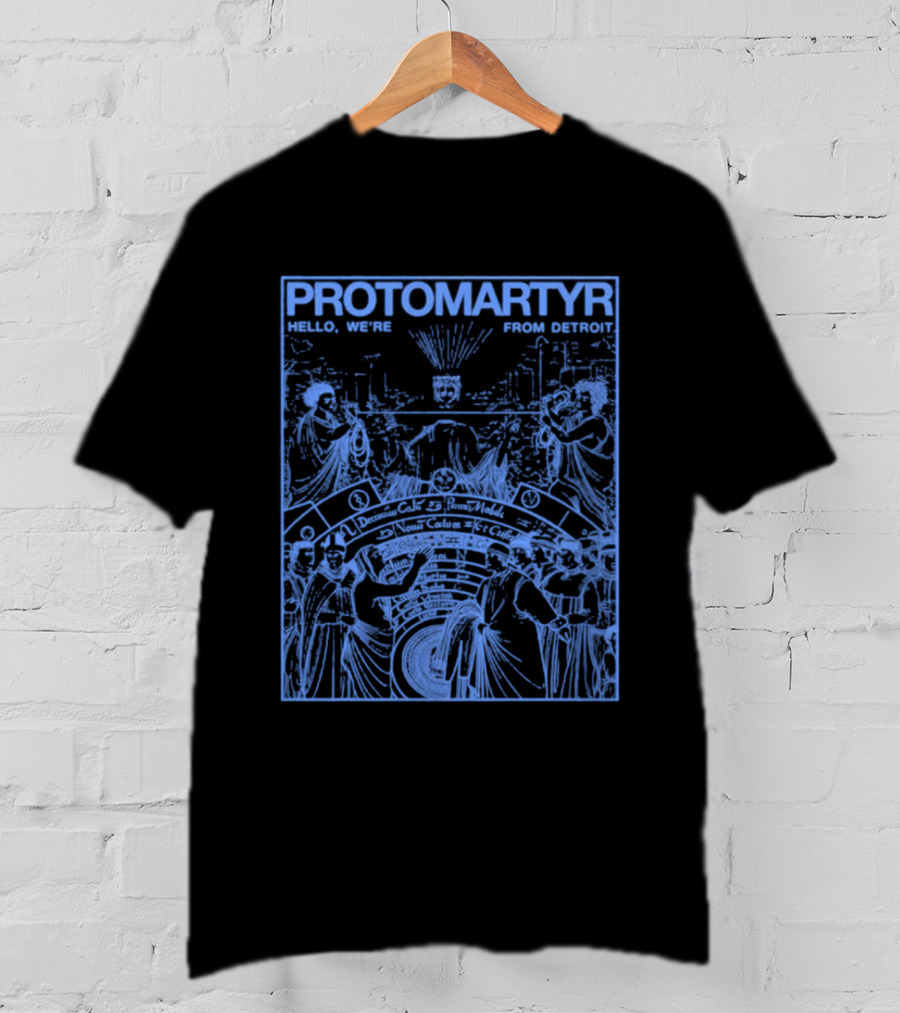 Protomartyr Nuns Scene Hello We're From Detroit T-Shirt