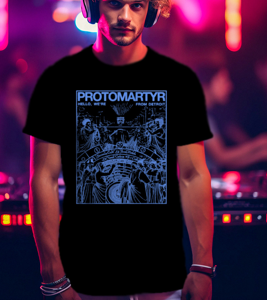 Protomartyr Nuns Scene Hello We're From Detroit T-Shirt