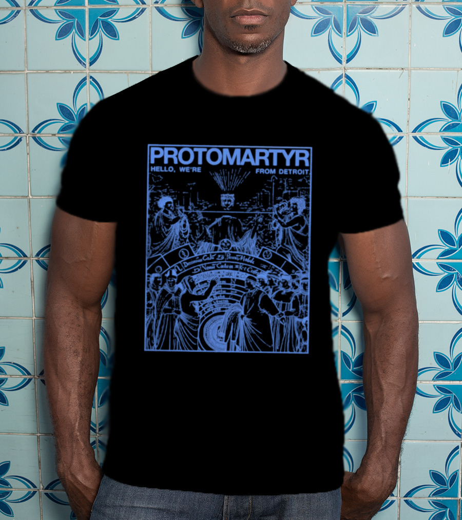 Protomartyr Nuns Scene Hello We're From Detroit T-Shirt