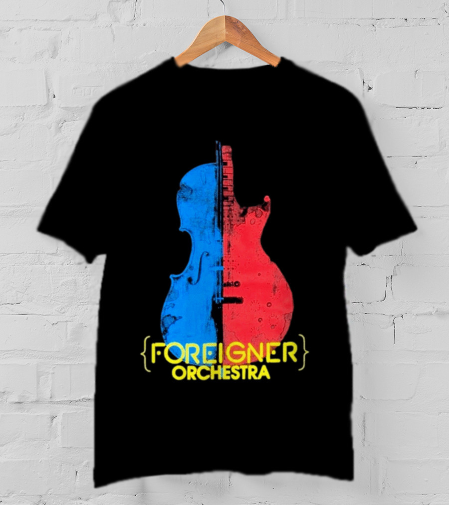 Foreigner Orchestra Violin Guitar Fusion T-Shirt