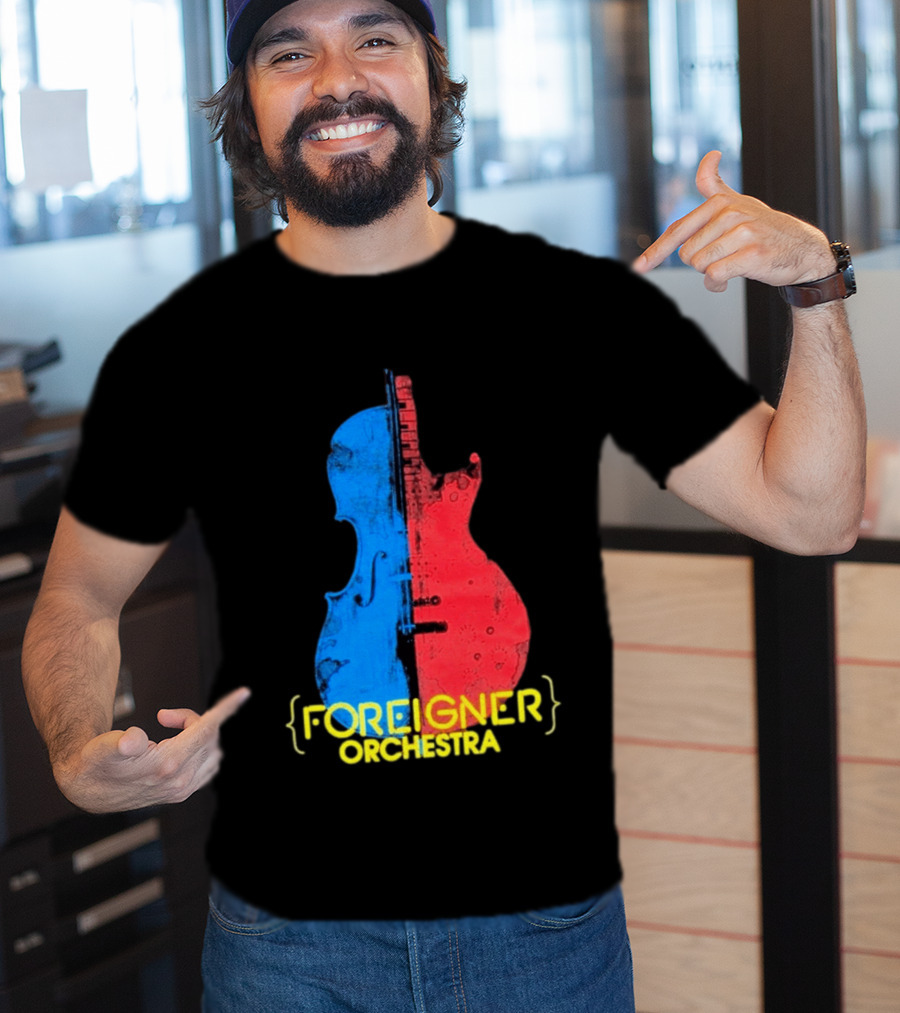 Foreigner Orchestra Violin Guitar Fusion T-Shirt