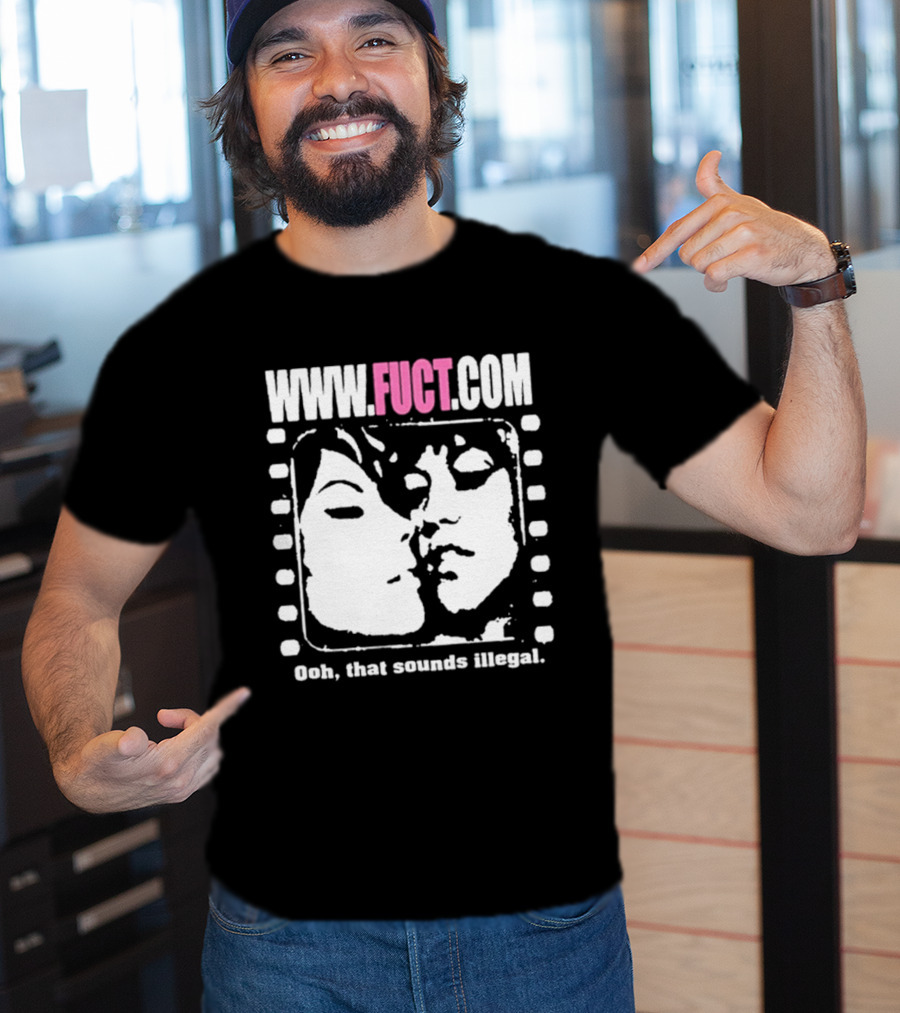 WWW.FUCT.COM Oh That Sounds Illegal T-Shirt