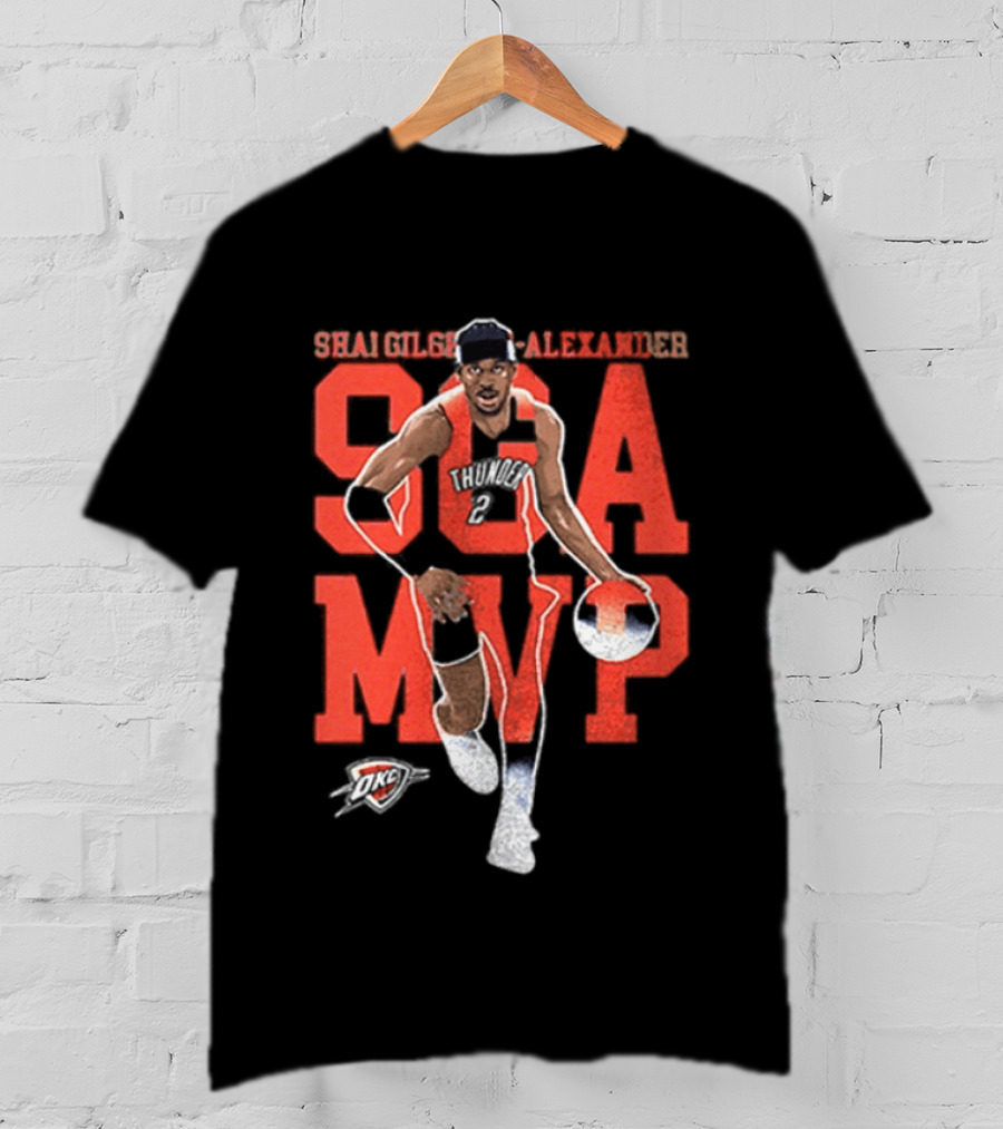 Shai Gilgeous Alexander SGA MVP Basketball Champion 2025 T-Shirt