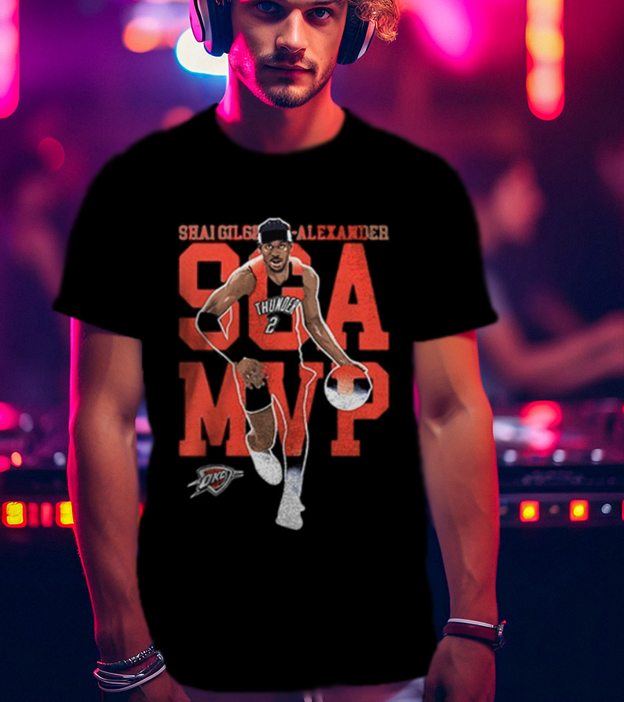 Shai Gilgeous Alexander SGA MVP Basketball Champion 2025 T-Shirt