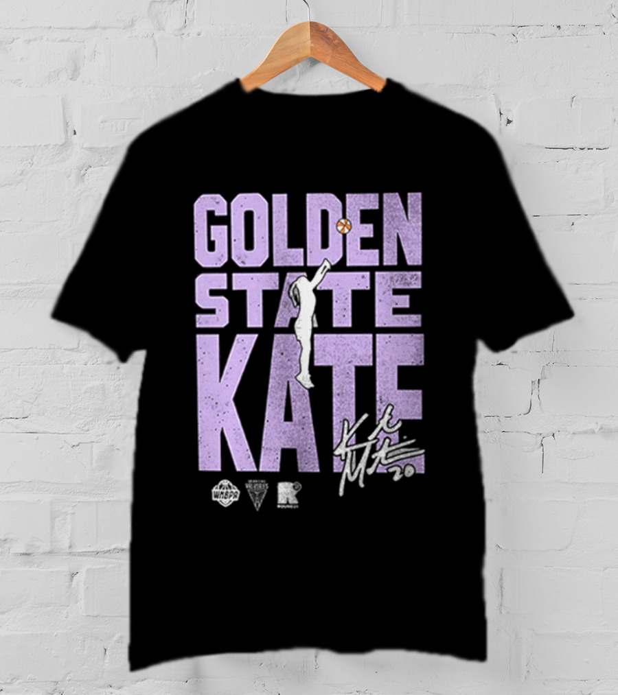 Golden State Kate Basketball Silhouette Player T-Shirt