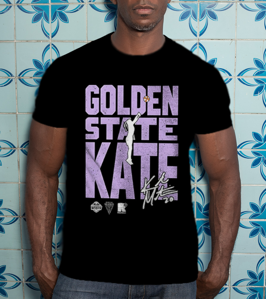 Golden State Kate Basketball Silhouette Player T-Shirt