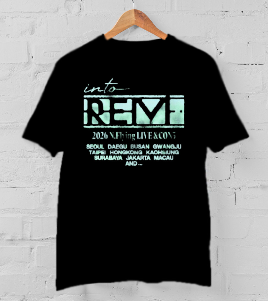 Into Revf 2026 N.Flying Live And Con5 Seoul Taipei Singapore Jakarta Macau T-Shirt