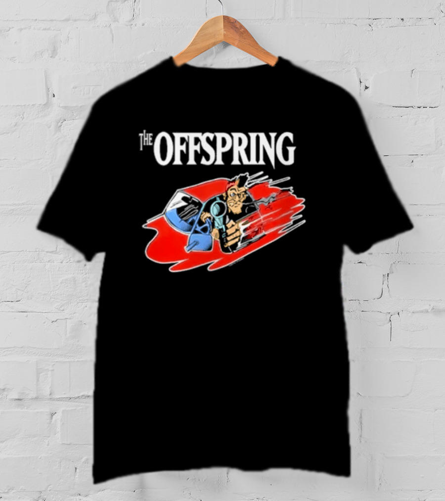 The Offspring Bad Habits Stupid Dombshit Goddam Motherfucker Vintage Cartoon T-Shirt