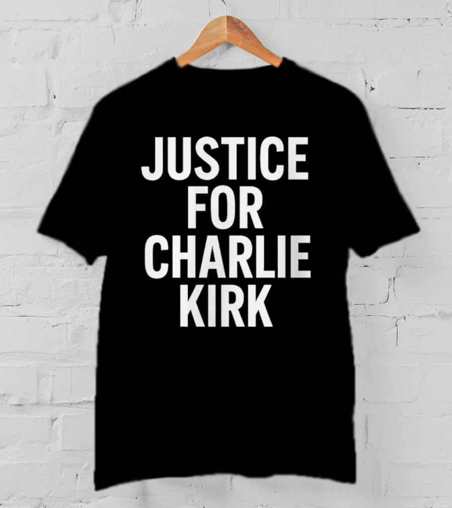 Justice For Charlie Kirk Tyler Robinson Shot 2 Sided T-Shirt