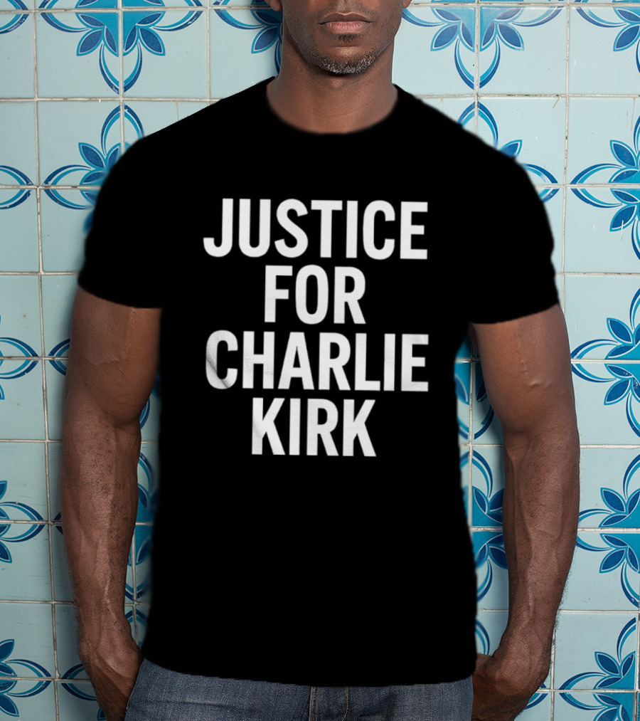Justice For Charlie Kirk Tyler Robinson Shot 2 Sided T-Shirt
