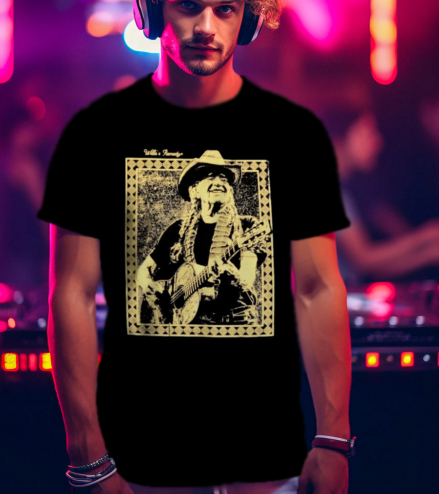 Willie Remedy Backstage Guitar T-Shirt