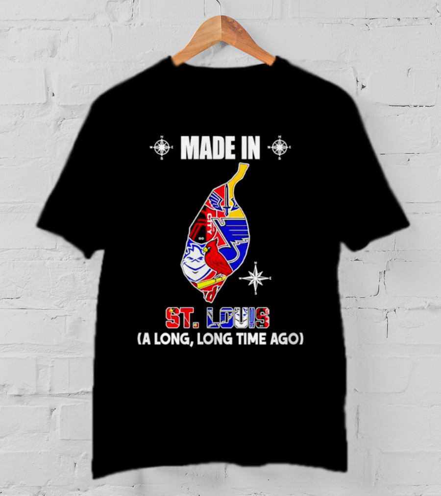 Made In St Louis Map 2026 Season A Long Long Time Ago T-Shirt