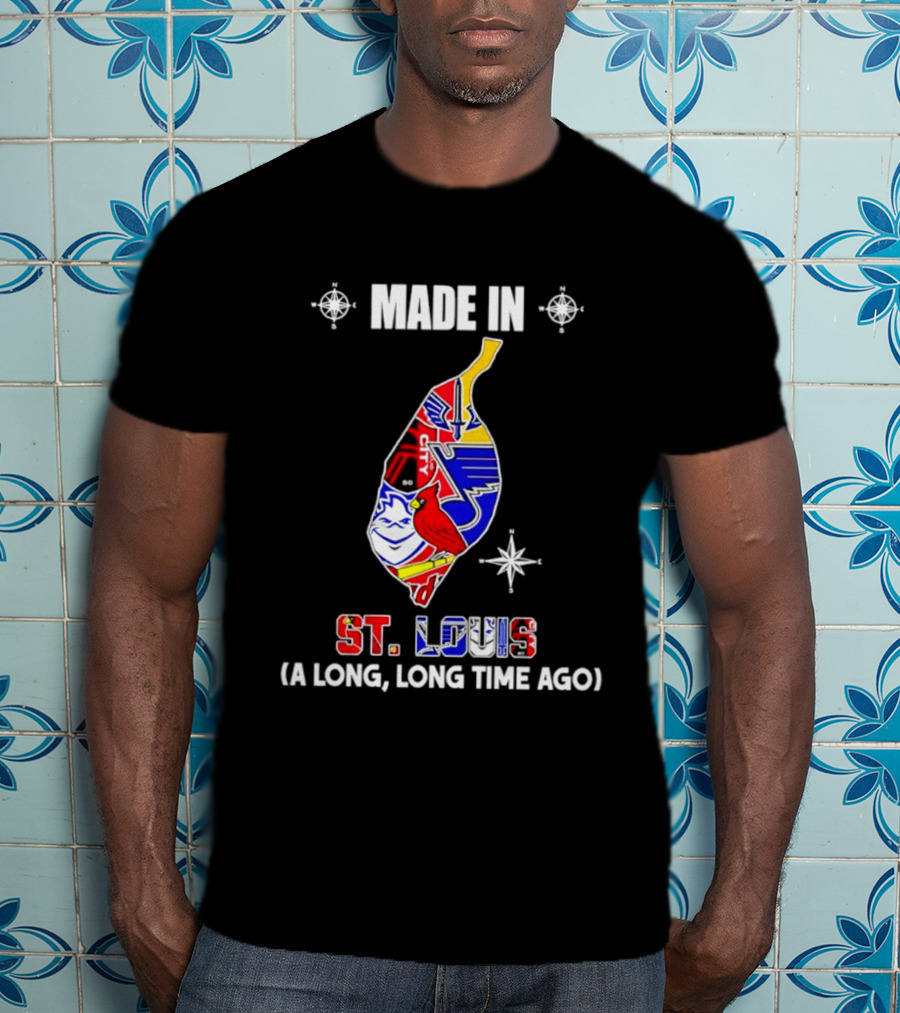 Made In St Louis Map 2026 Season A Long Long Time Ago T-Shirt