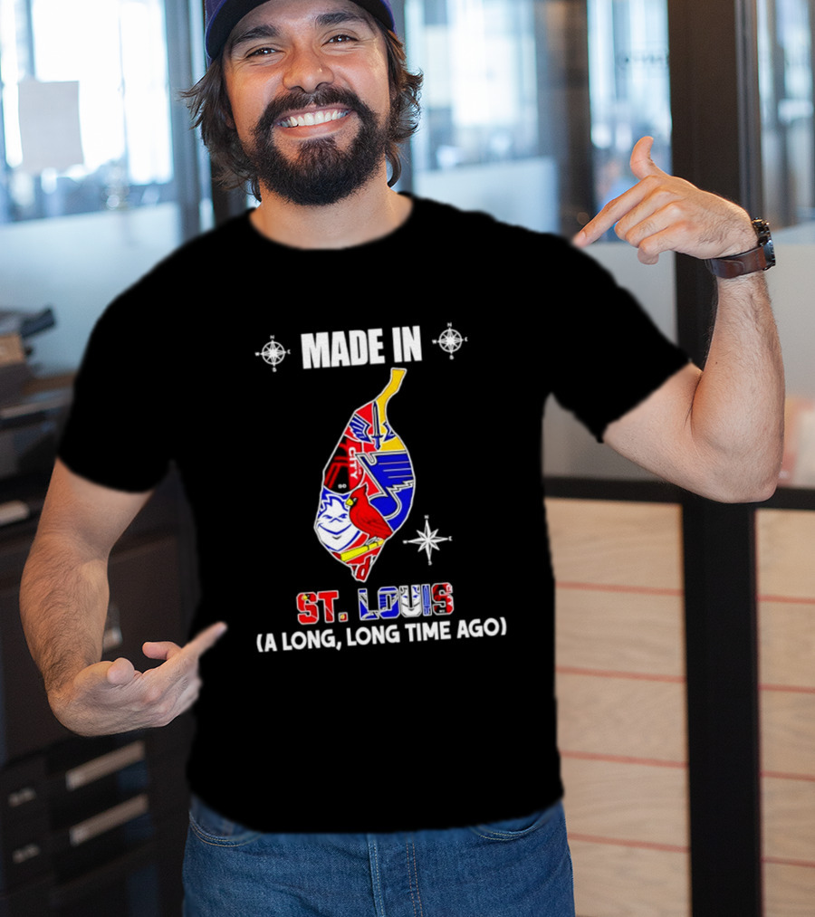 Made In St Louis Map 2026 Season A Long Long Time Ago T-Shirt