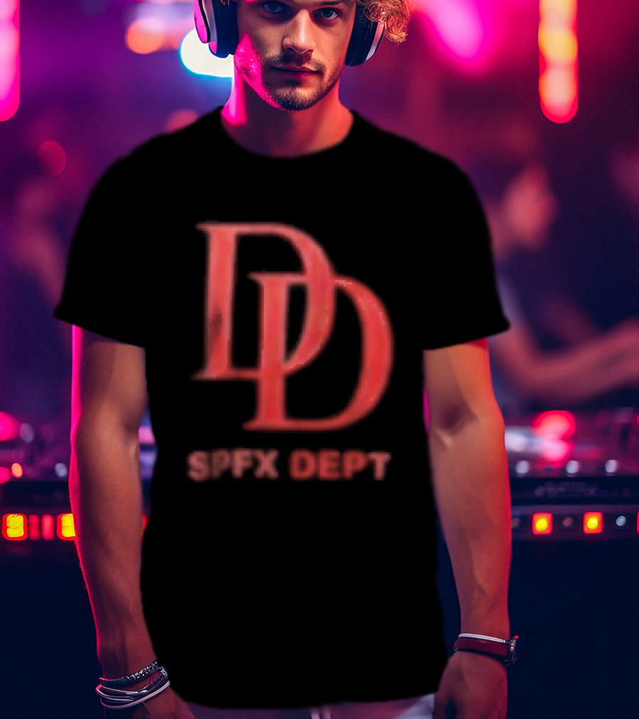 Marvel Television Daredevil Born Again Season 3 Upper East DD T-Shirt