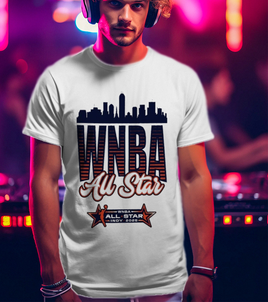 WNBA All Star 2025 Indy Skyline T-Shirt