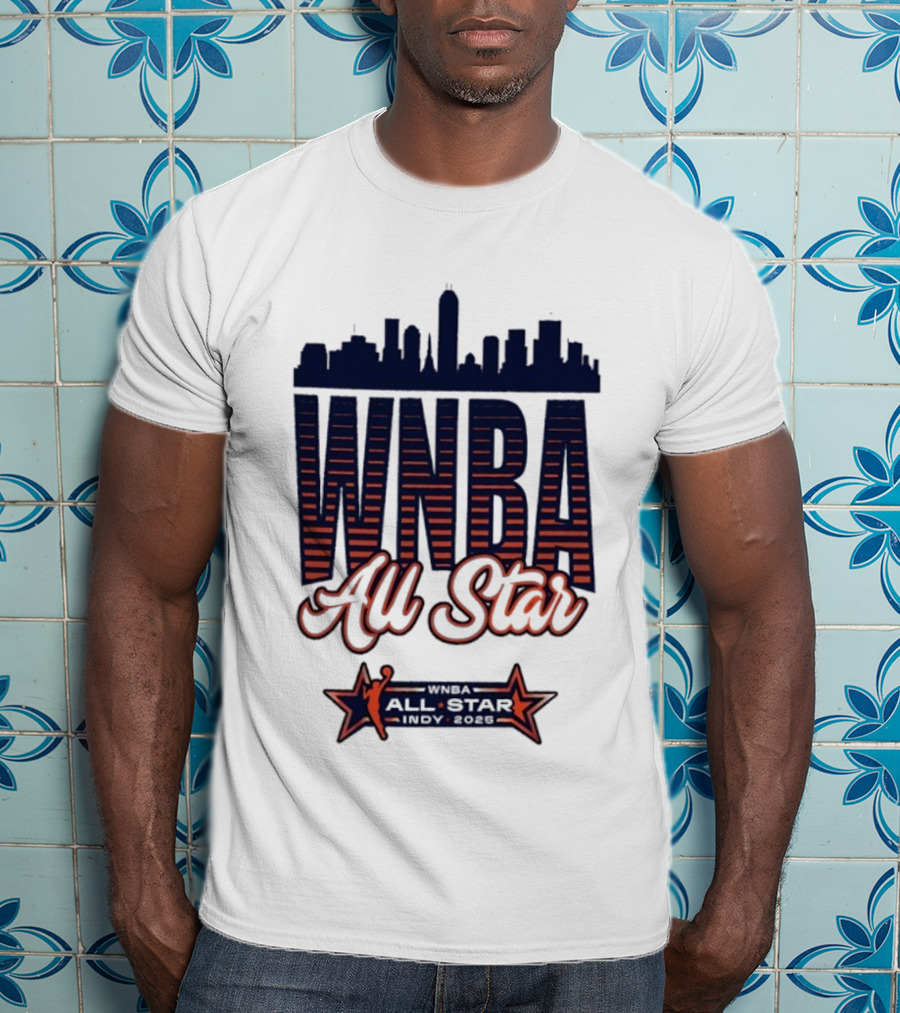 WNBA All Star 2025 Indy Skyline T-Shirt