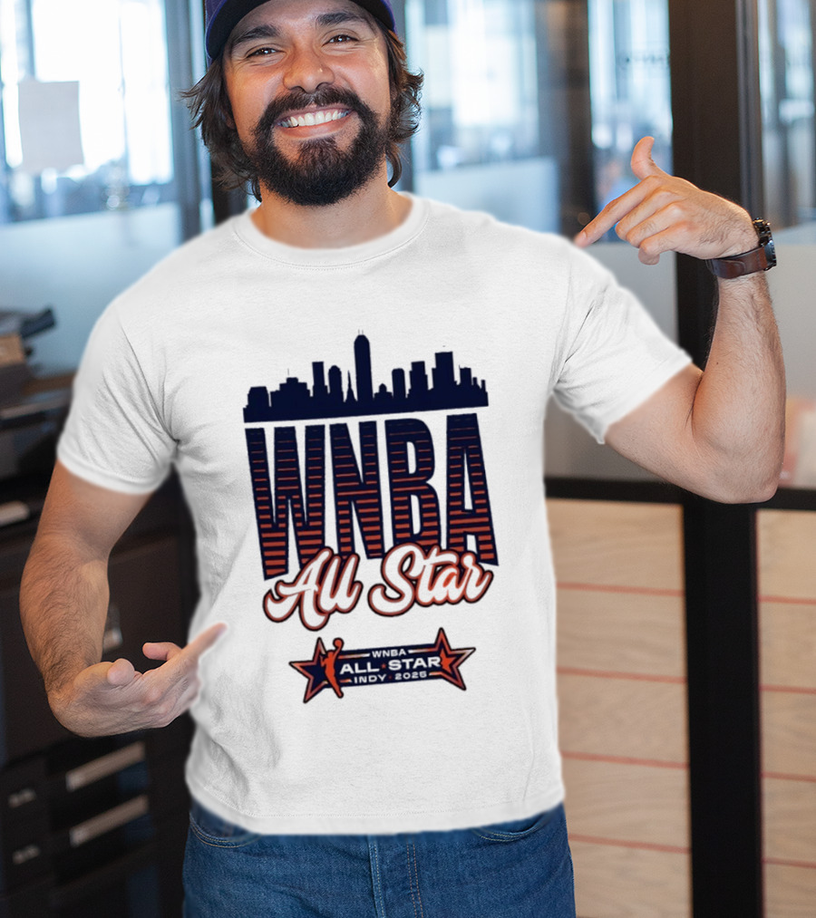 WNBA All Star 2025 Indy Skyline T-Shirt