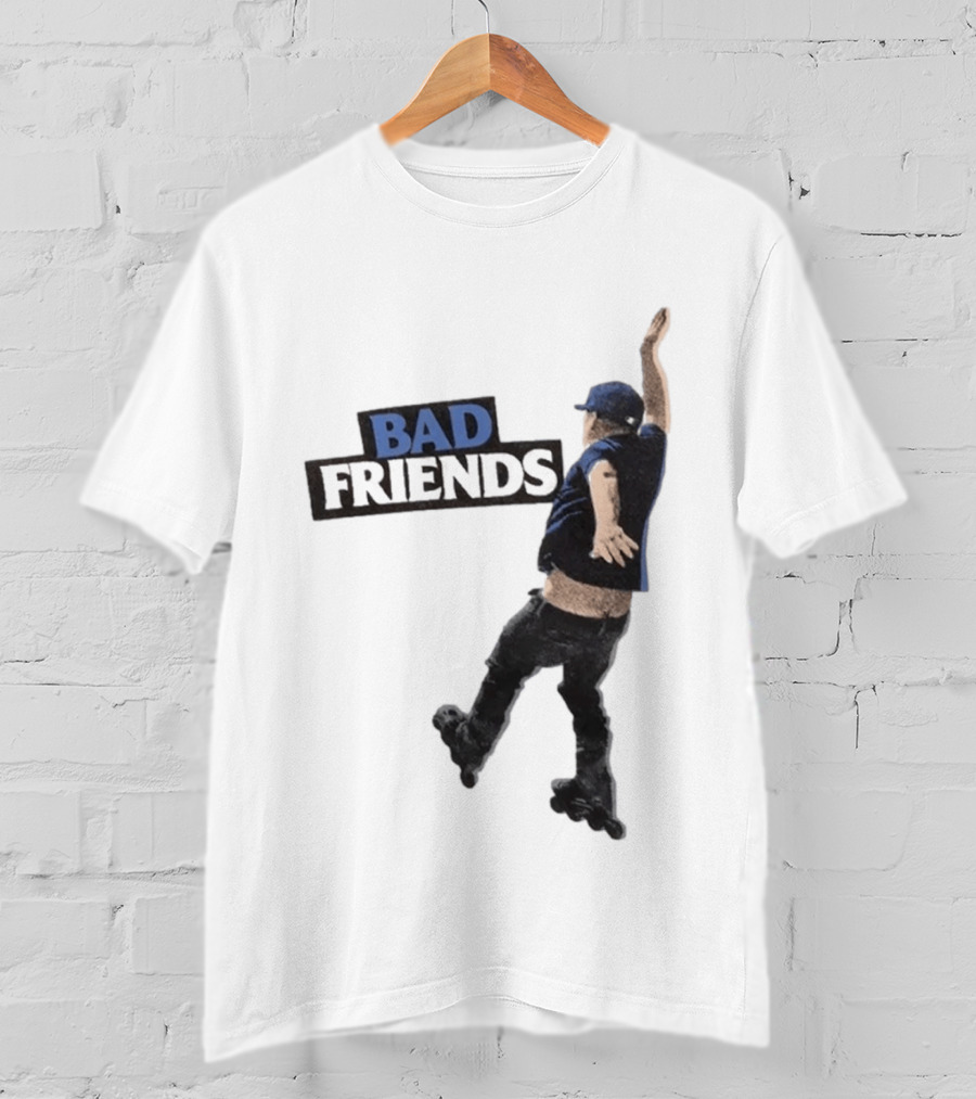 Bad Friends Bobby Roller Skating Fall T-Shirt