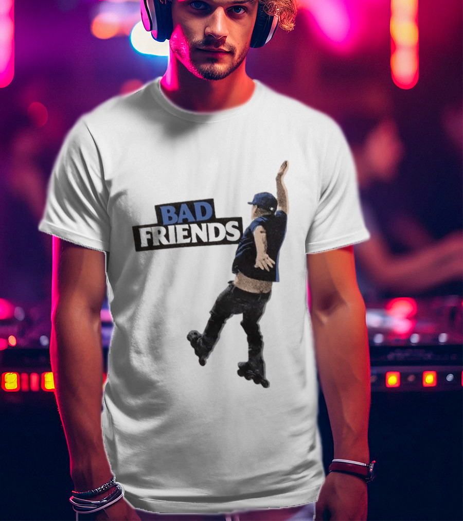 Bad Friends Bobby Roller Skating Fall T-Shirt