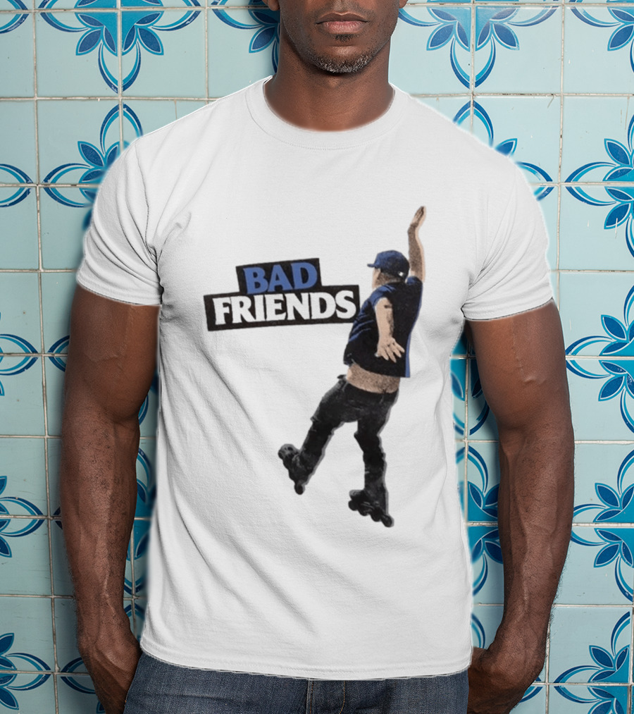 Bad Friends Bobby Roller Skating Fall T-Shirt
