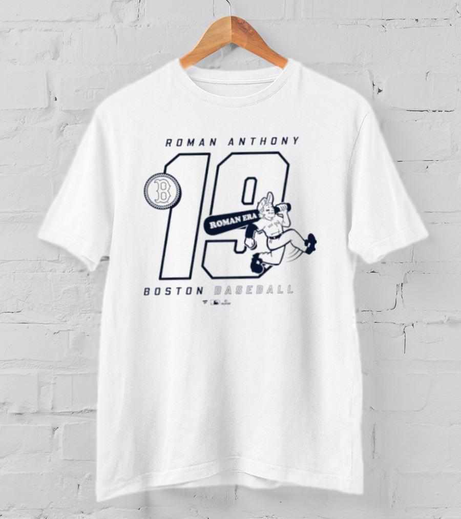 Boston Baseball Roman Anthony 19 Roman Era Caricature T-Shirt