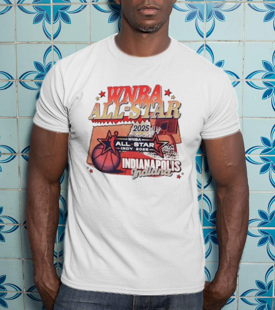 WNBA All Star 2025 Indianapolis Indy Basketball Game Indiana Fever T-Shirt