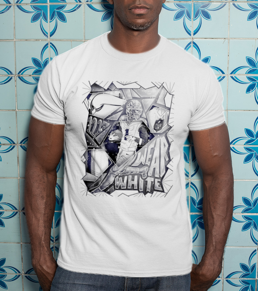 Jalen Nailor Minnesota Vikings Winter Whiteout Week Wear T-Shirt