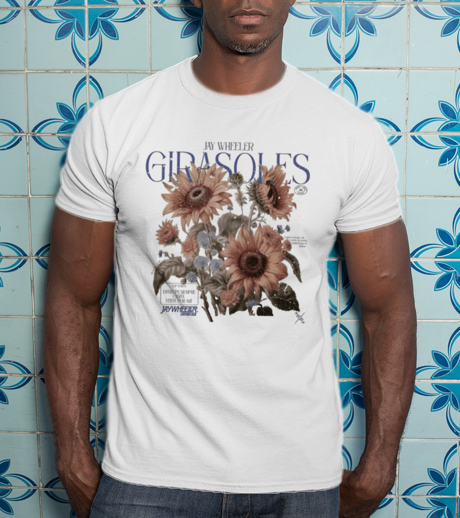 Jay Wheeler Girasoles Sunflowers Botanical T-Shirt