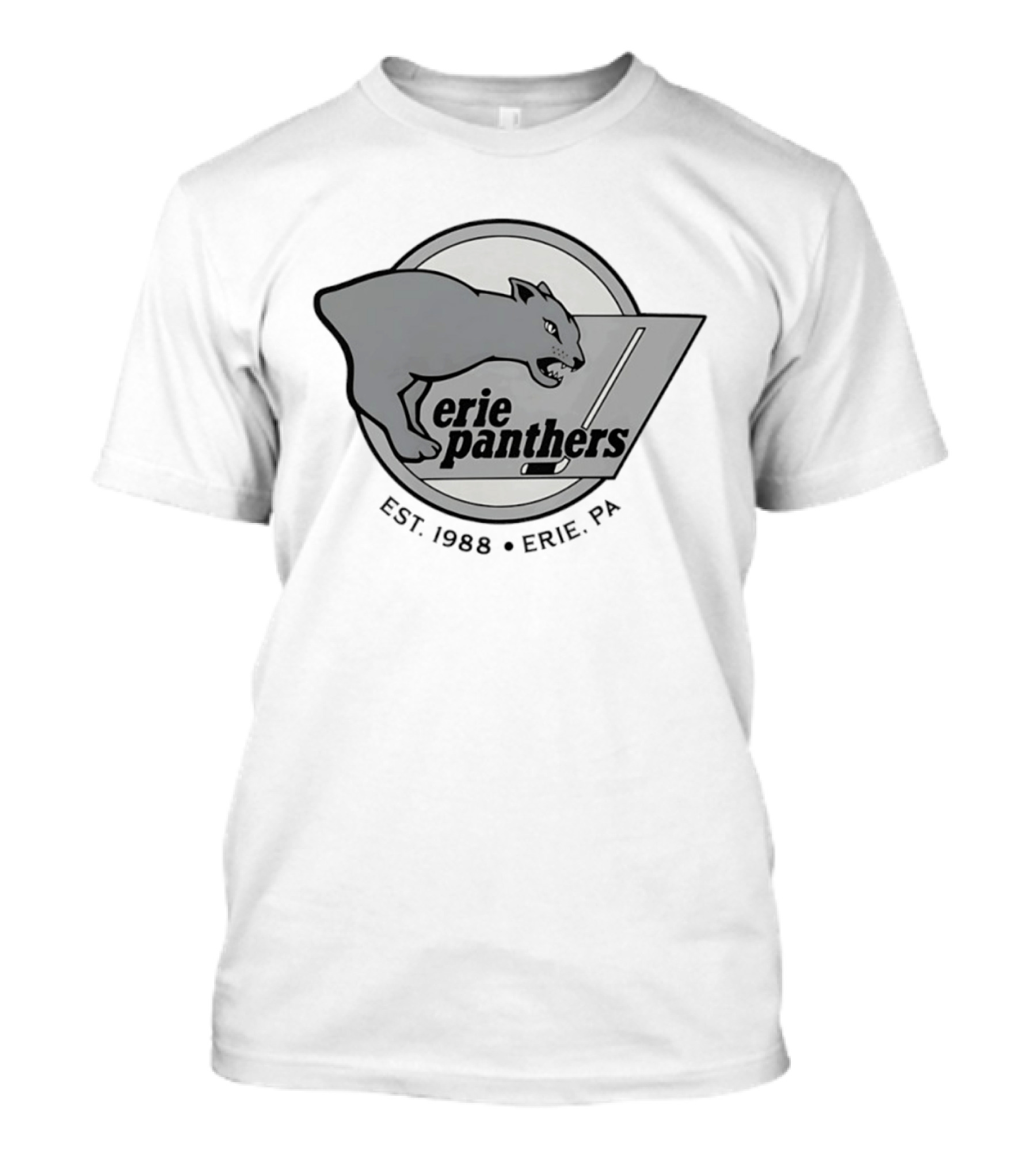 Erie Panthers Hockey Est. 1988 Erie PA Retro Team T-Shirt