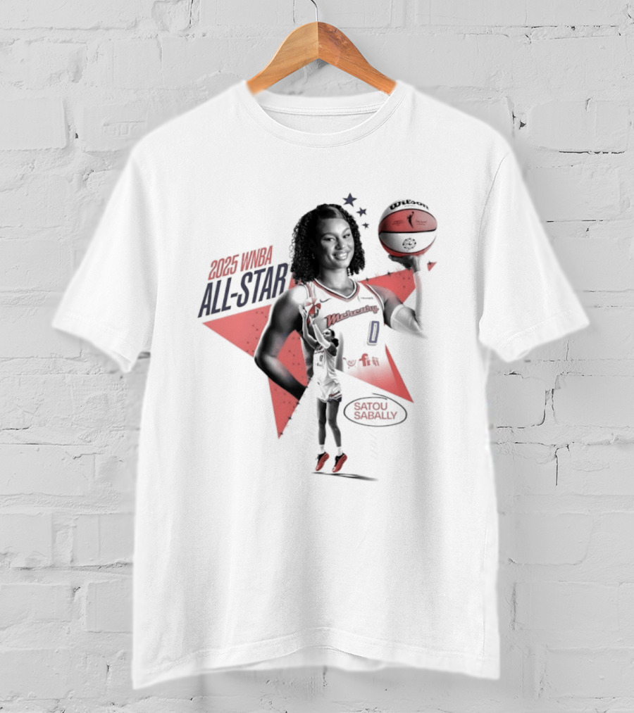 Satou Sabally 2025 WNBA All Star Phoenix Mercury T-Shirt